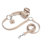 Луксозен hands-free кучешки повод от естествена кожа